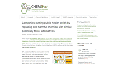 Desktop Screenshot of chemtrust.org
